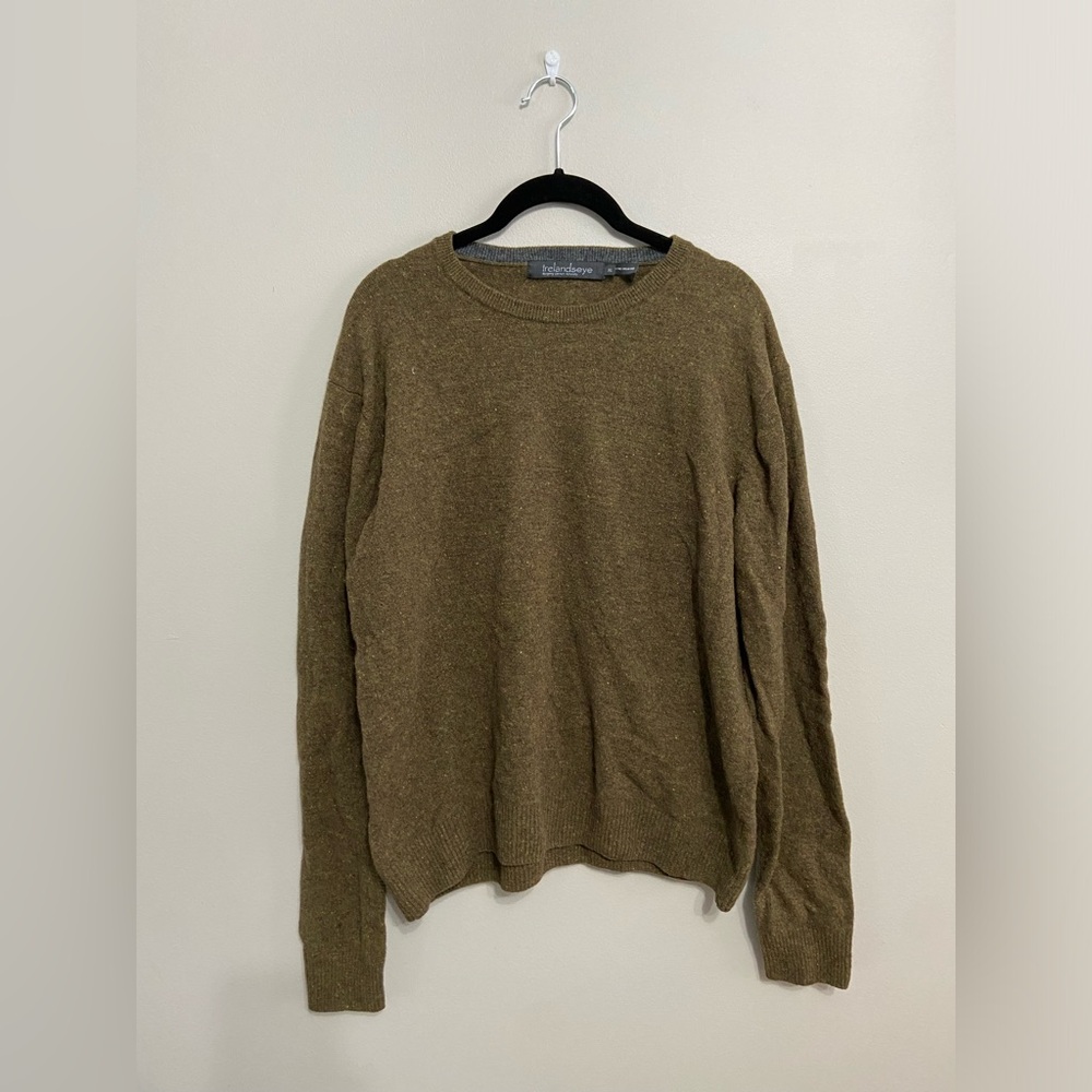 IrelandsEye Men’s 100% Extra Fine Virgin Wool Knit Sweater